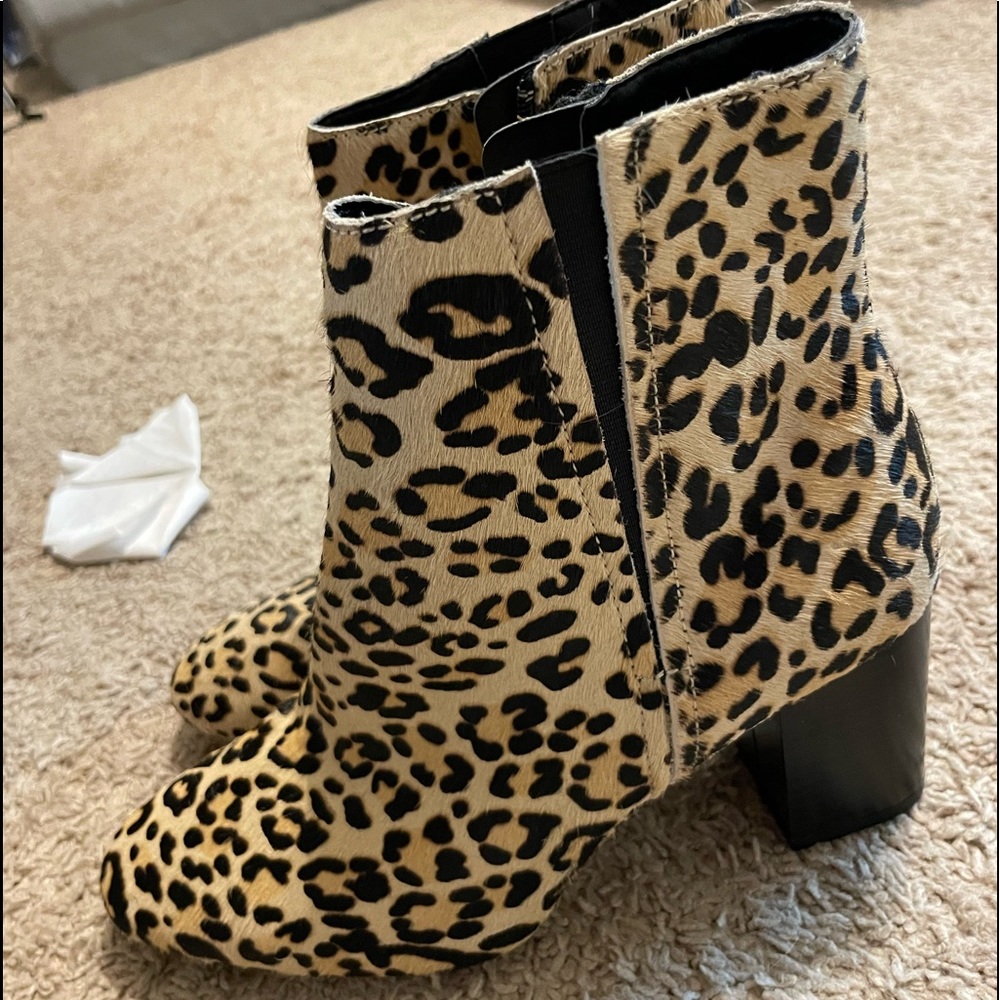 cheetah booties